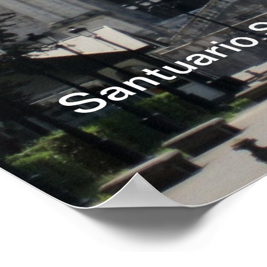 Santuario San Ignacio de Loiola, Loiola, Spanje Poster (Hoek)