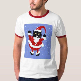 Santy Cat Snow Shirt