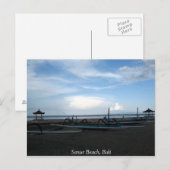 Sanur Beach, Bali Briefkaart (Voorkant / Achterkant)