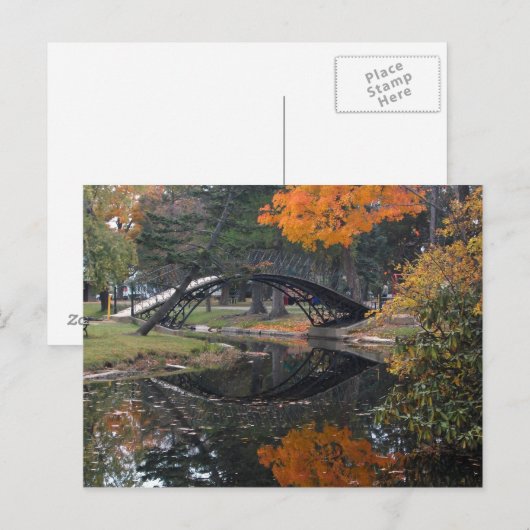 SANY4603 Herfst Vloeiing Briefkaart (Voorkant / Achterkant)