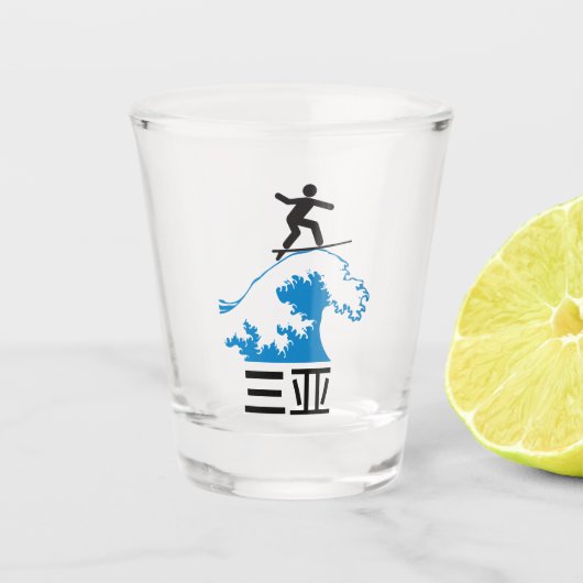 Sanya (三 亚) - CHINA Shot Glas (Voorkant)