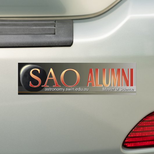 SAO Alumni Bumpersticker (Op auto)