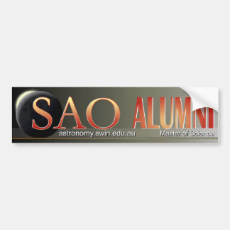 SAO Alumni Bumpersticker