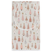 Sao Cadeau Sapin Noël Rose Scandinave Klein Cadeauzakje (Achterkant)