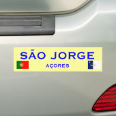 Sao Jorge Bumpersticker (Op auto)
