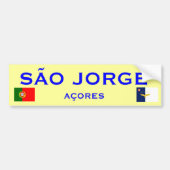 Sao Jorge Bumpersticker (Voorkant)