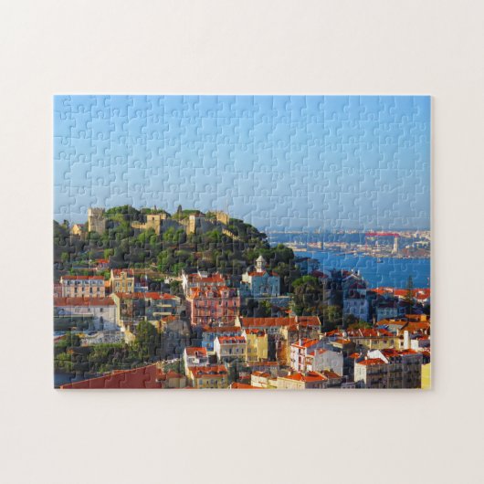 São Jorge Castle in Lissabon, Portugal Legpuzzel (Horizontaal)