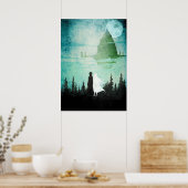 Sao Kirito en Asuna Minimalist Manga Poster (Keuken)