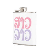 Sao Lao ✿ Lady Lao ✿ Laos/Laotiaanse taal Heupfles (Links)