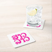 Sao Lao ✿ Lady Lao ✿ Laos/Laotiaanse taal Kartonnen Onderzetters (Insitu)