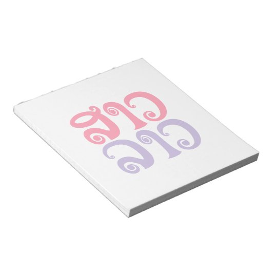 Sao Lao ✿ Lady Lao ✿ Laos/Laotiaanse taal Notitieblok (Schuin)