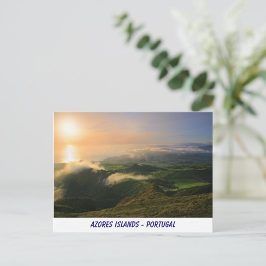 Sao Miguel, Azoren Briefkaart (Staand voorkant)