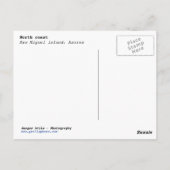 Sao Miguel, Azoren Briefkaart (Achterkant)