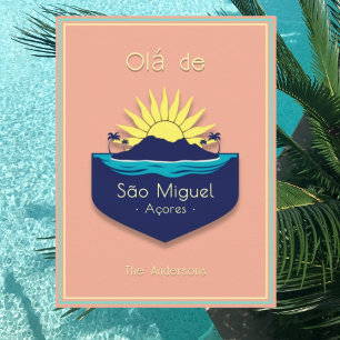 Sao Miguel Azoren Portugal Briefkaart