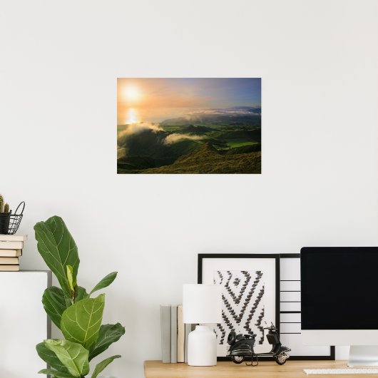 Sao Miguel, Azoren Poster (Thuiskantoor)