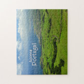 Sao Miguel groen landschap Legpuzzel (Verticaal)