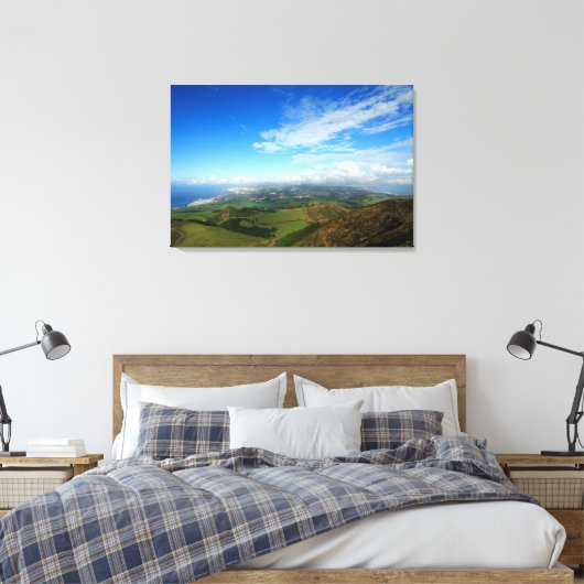 Sao Miguel Island Azoren Canvas Afdruk (Insitu (Slaapkamer))