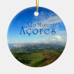 Sao Miguel Island Azoren Keramisch Ornament