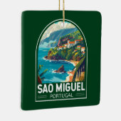 Sao Miguel Island Portugal Reiskunst Keramisch Ornament (Rechts)