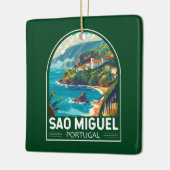 Sao Miguel Island Portugal Reiskunst Keramisch Ornament (Links)
