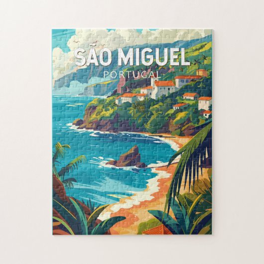 Sao Miguel Island Portugal Reiskunst Legpuzzel (Verticaal)