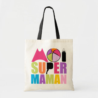 Sao Moi Super Mama - Logo Couleurs Douces Tote Bag