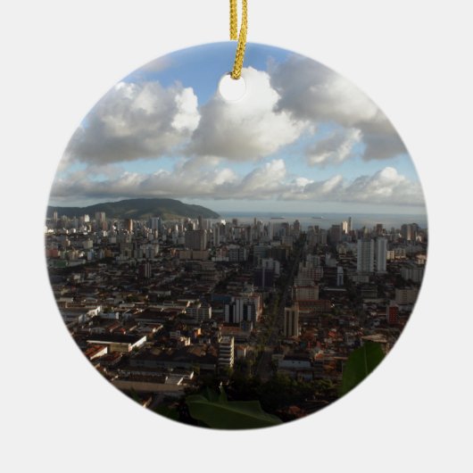 São Paulo 2 Keramisch Ornament (Voorkant)