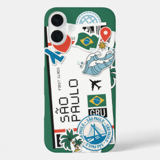 São Paulo Avonturen Paspoort Stempel Hoesje