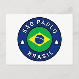 São Paulo Brasil Briefkaart