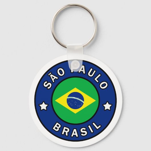 São Paulo Brasil Sleutelhanger (Voorkant)
