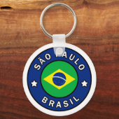 São Paulo Brasil Sleutelhanger (Voorkant)