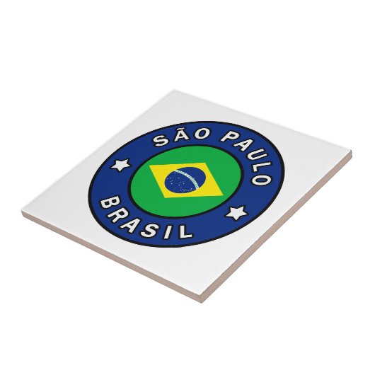 São Paulo Brasil Tegeltje (Zijkant)