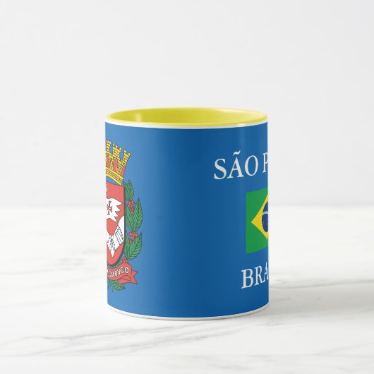 Sao Paulo Brazil Crest Mok (Midden)