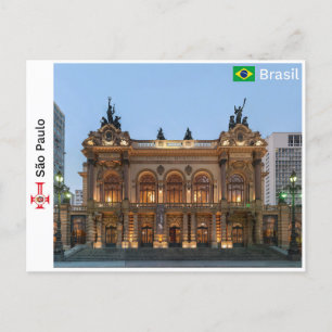 São Paulo - Brazilië Briefkaart