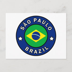 São Paulo Brazilië Briefkaart