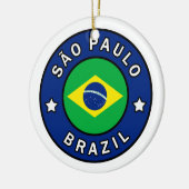 São Paulo Brazilië Keramisch Ornament (Links)