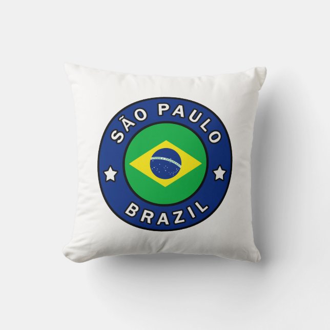 São Paulo Brazilië Kussen (Voorkant)