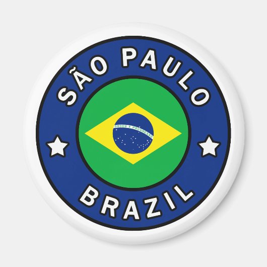 São Paulo Brazilië Magneet (Voorkant)