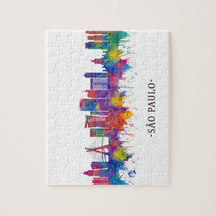 São Paulo Brazilië Skyline Legpuzzel