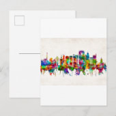 Sao Paulo Brazilië Skyline Uitnodiging Briefkaart (Voorkant / Achterkant)