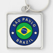 São Paulo Brazilië Sleutelhanger (Voorkant)