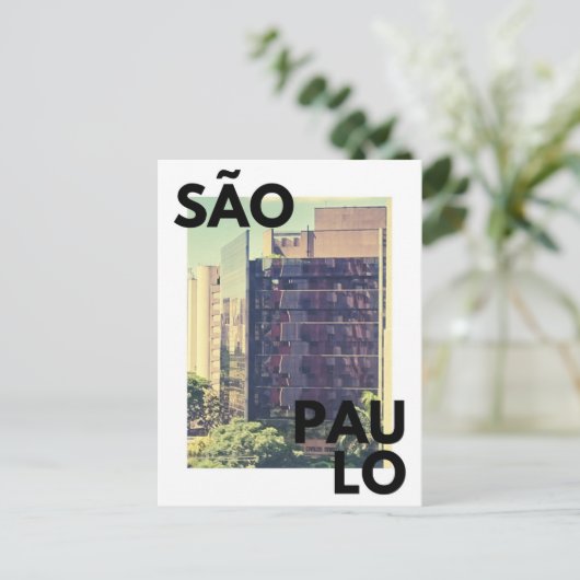 São Paulo Briefkaart (Staand voorkant)