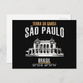 São Paulo Briefkaart (Voorkant / Achterkant)
