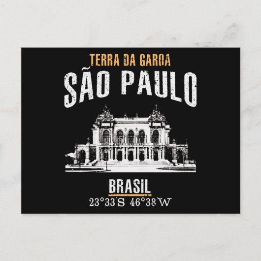 São Paulo Briefkaart (Voorkant)