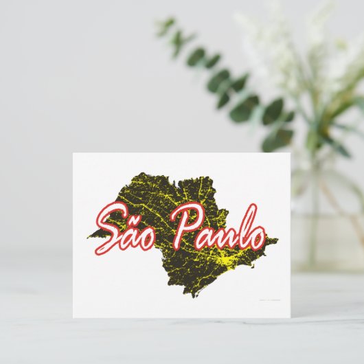 Sao Paulo Briefkaart (Staand voorkant)