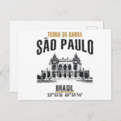 São Paulo Briefkaart (Voorkant / Achterkant)