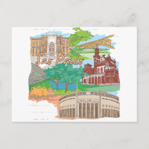 Sao Paulo Briefkaart