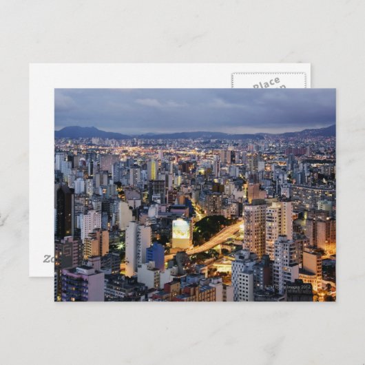 Sao Paulo Cityscape 2 Briefkaart (Voorkant / Achterkant)