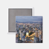 Sao Paulo Cityscape 2 Magneet (Voorkant / Achterkant)