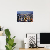 Sao Paulo Cityscape 2 Poster (Thuiskantoor)